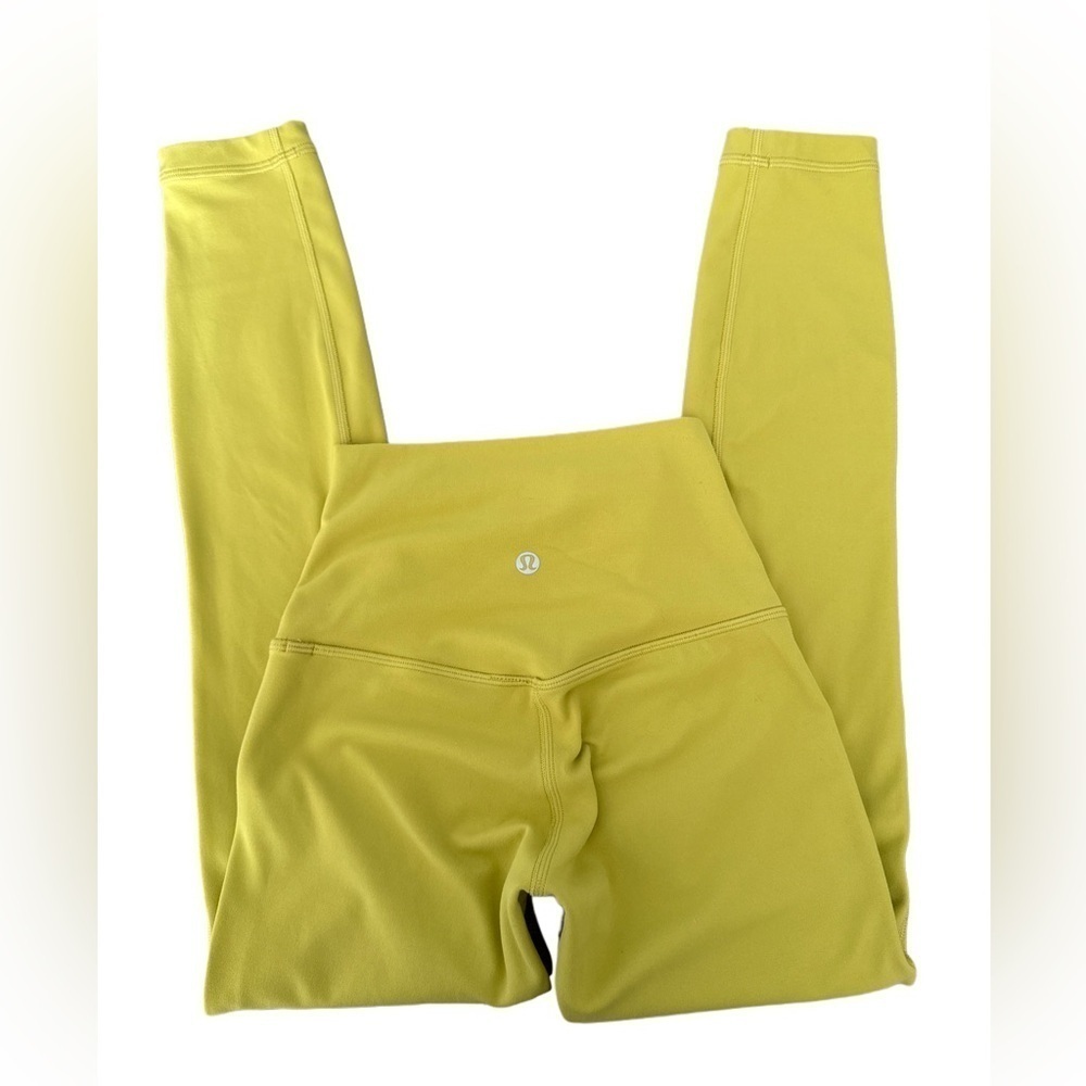 Lululemon Double Align Pant 25" Yellow Pear